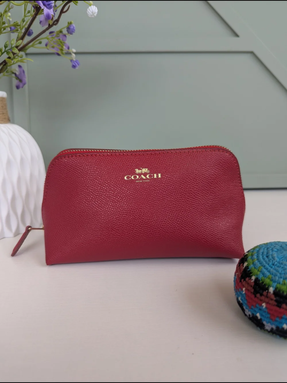 Coach cosmetic case